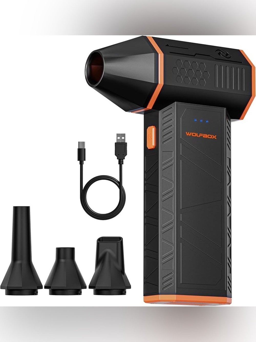 WOLFBOX MegaFlow 50 Compressed Air Duster NIB